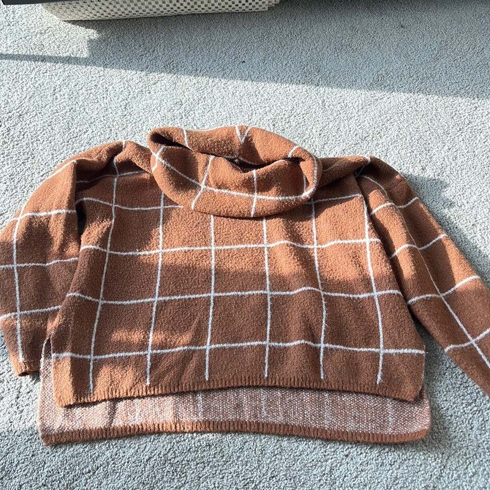 Cowl neck sweater
